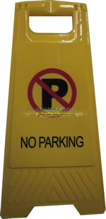 No Parking Floor Sign